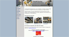 Desktop Screenshot of harald-kuntze.de